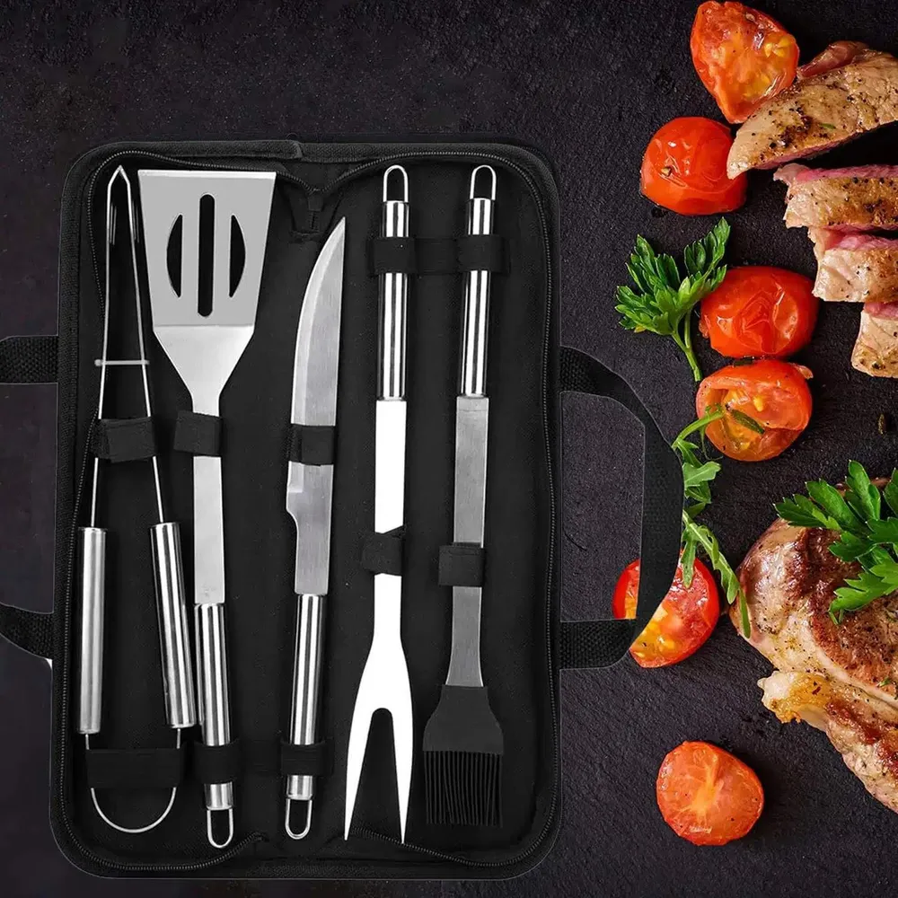Grillset Pro - Verktyg och röd termometer - 20V