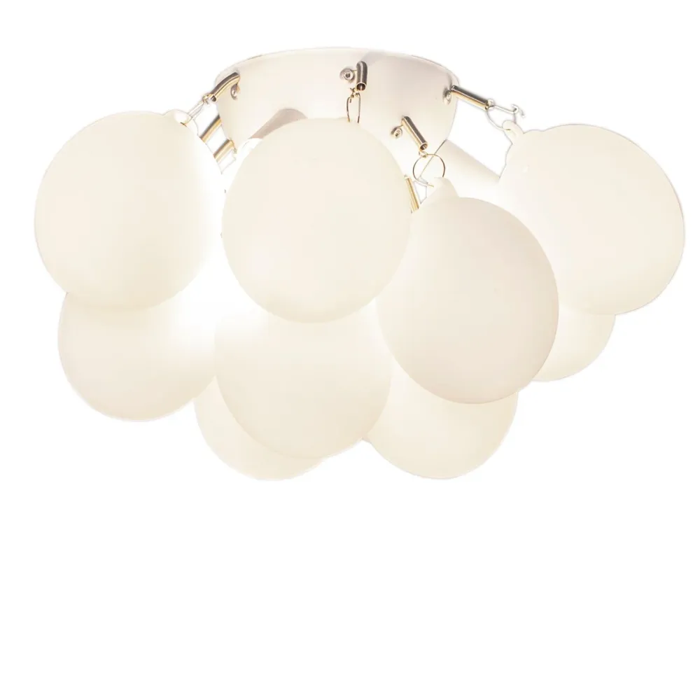 Gross plafond Ø30 cm vit matte