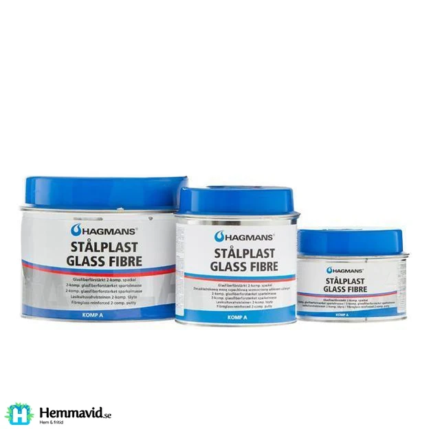 Hagmans Stålplast Glass Fibre Spackel 180ml