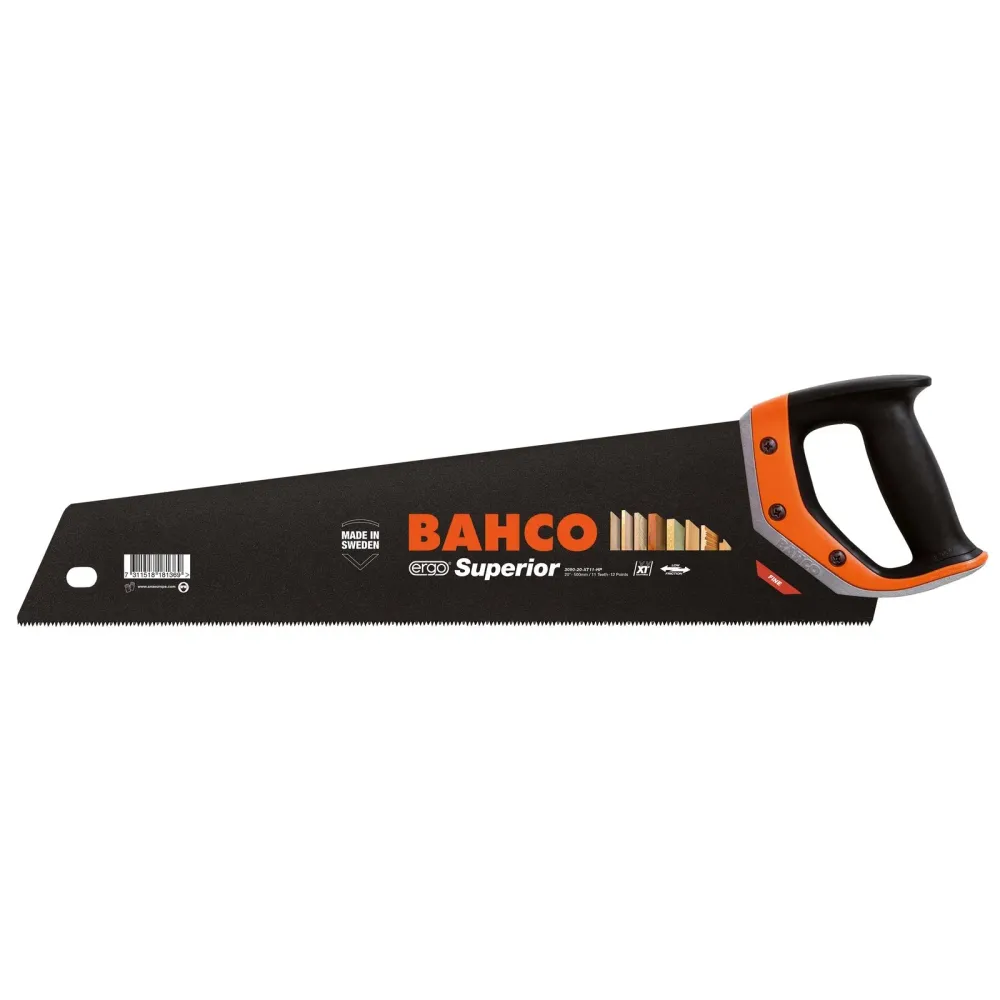 Handsåg Superior 11 tänder/tum Bahco 40-Piece Bit Set