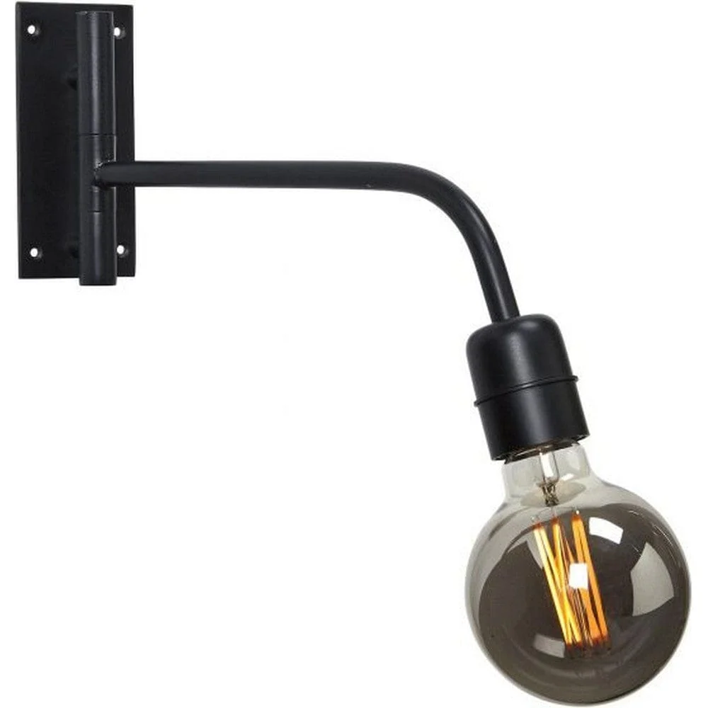 PR Home Vägglampa Base 34 cm Industrial Design Svart