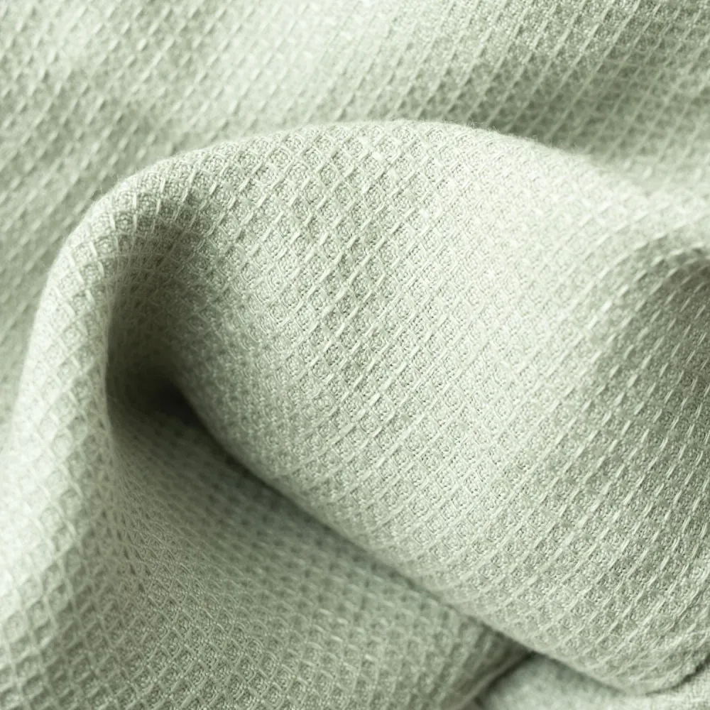 Honeycomb Premium Waffle Towel - Sage Work Light 75x125