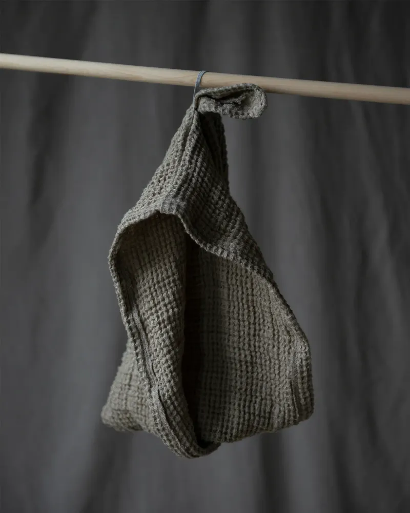 Hårturban i naturlinne Kit Accessories