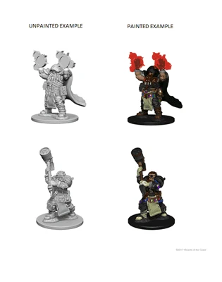 Impact Ready D&D Nolzur’s Marvelous Miniatures: Dwarf Male Cleric