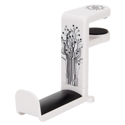 Industristyrka ENHANCE Clip-On Headphone Mount White