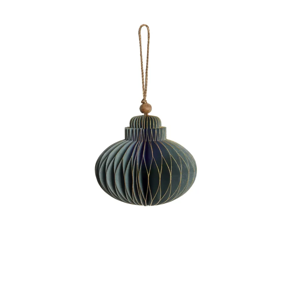 Industristyrka Paline ornament H7 cm. grön