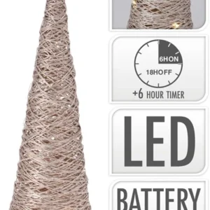 Julgran Matte Guld 40 Cm