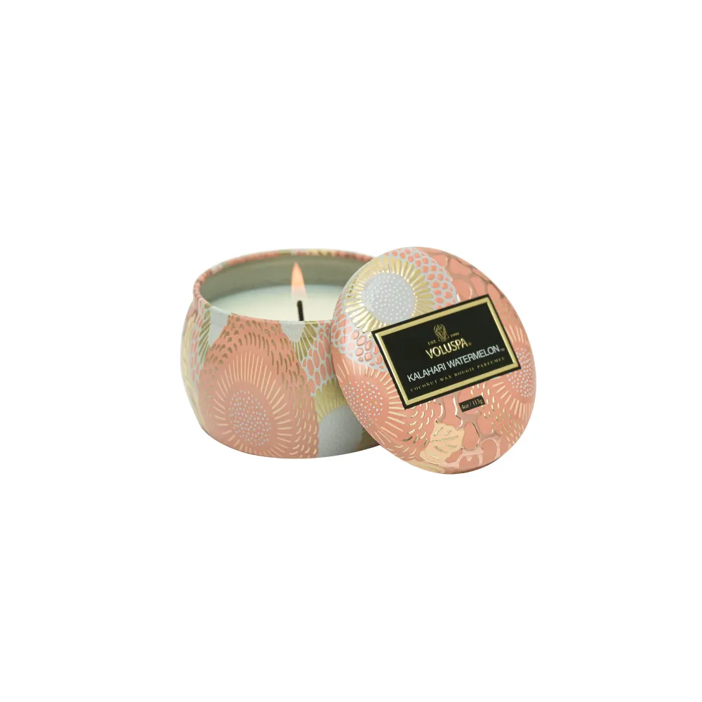 Kalahari Watermelon Ficka Tin Candle | Lifetime Warranty