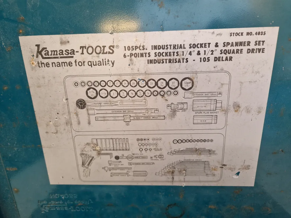 Kamasa Tools hylsnyckelsats Easy Installation
