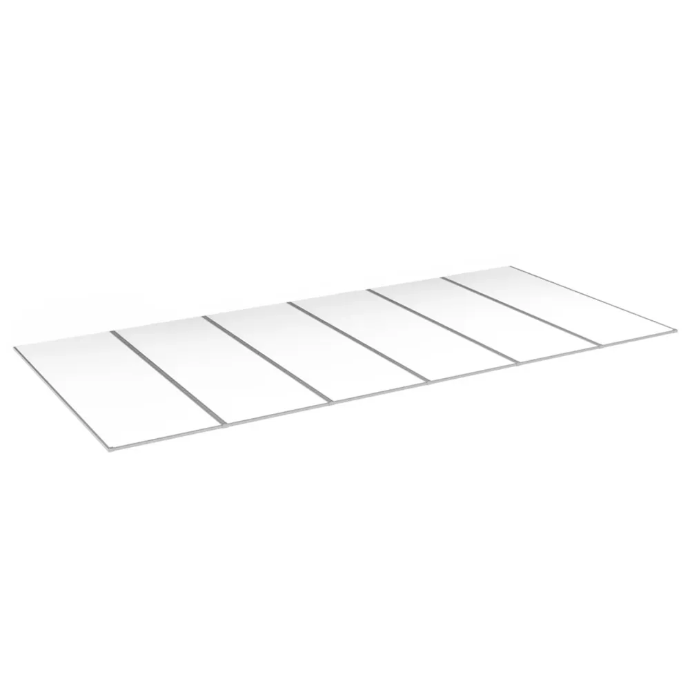 Kanalplasttak Aluwhite Taksats 16 mm