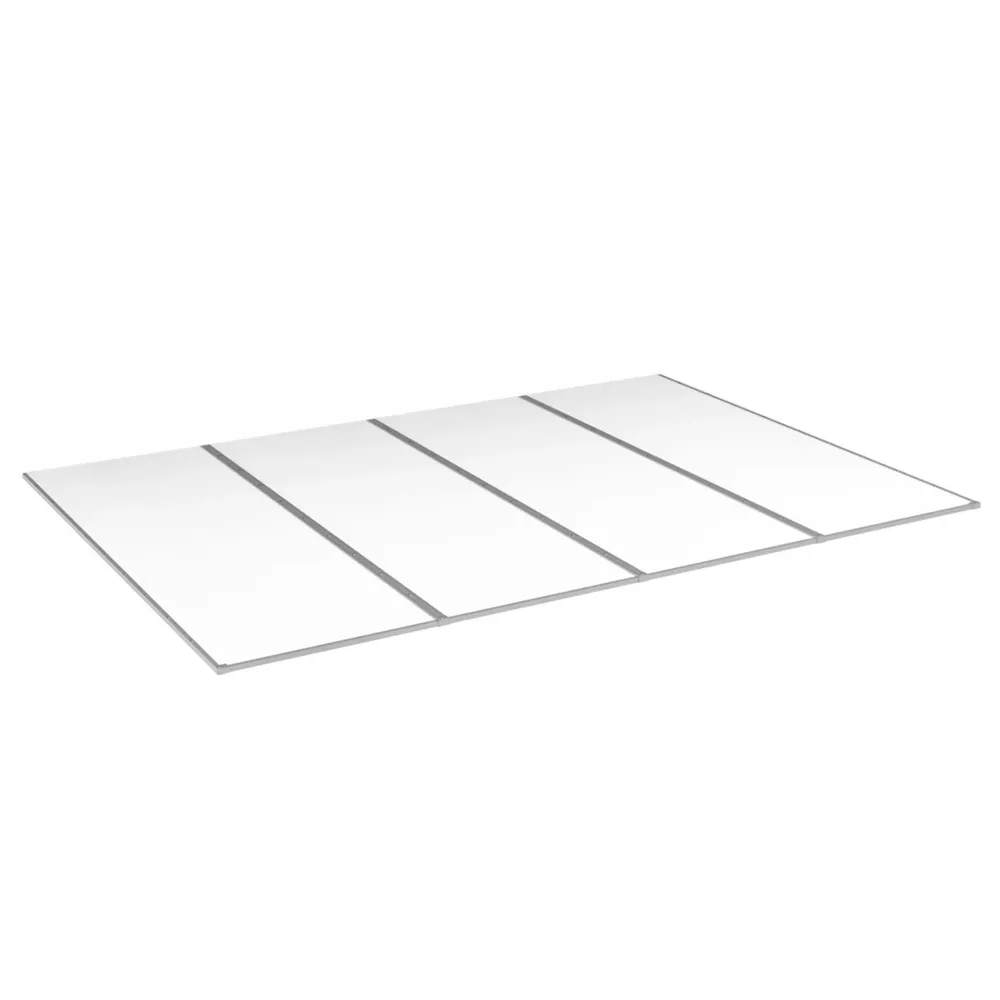 Kanalplasttak Aluwhite Taksats 16 mm