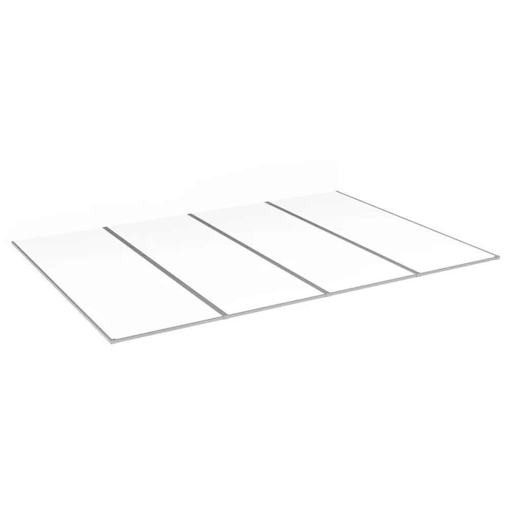 Kanalplasttak Aluwhite Taksats 16 mm