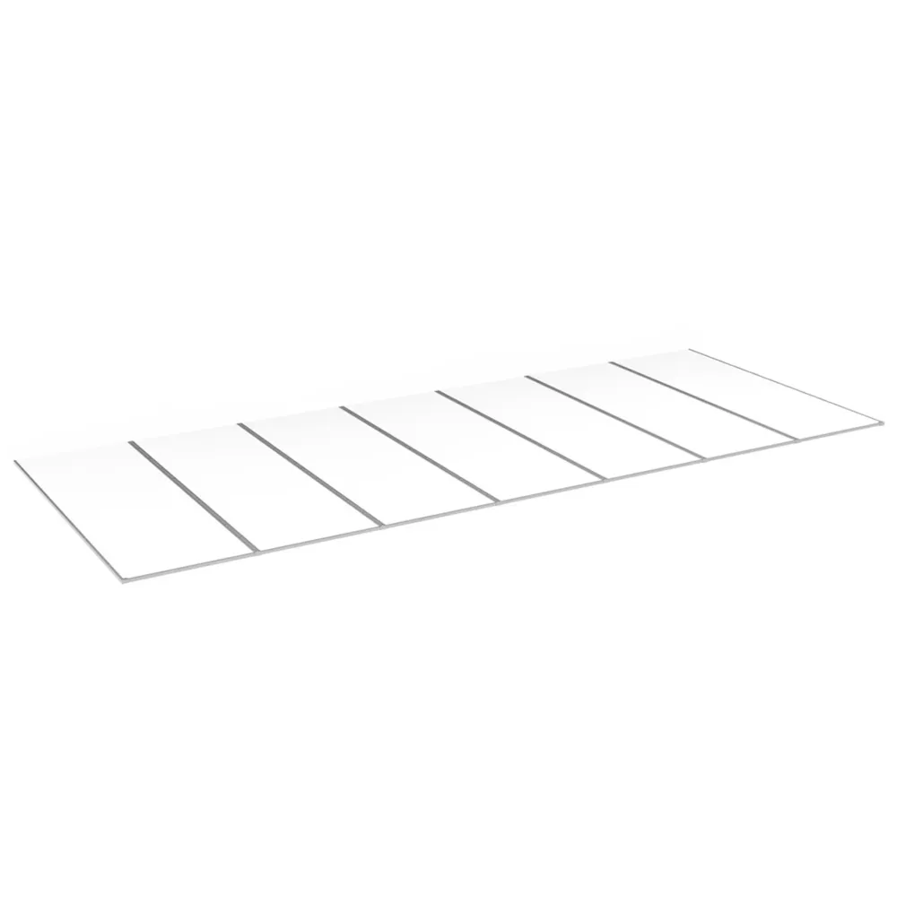Kanalplasttak Aluwhite Taksats 10 mm Work Light