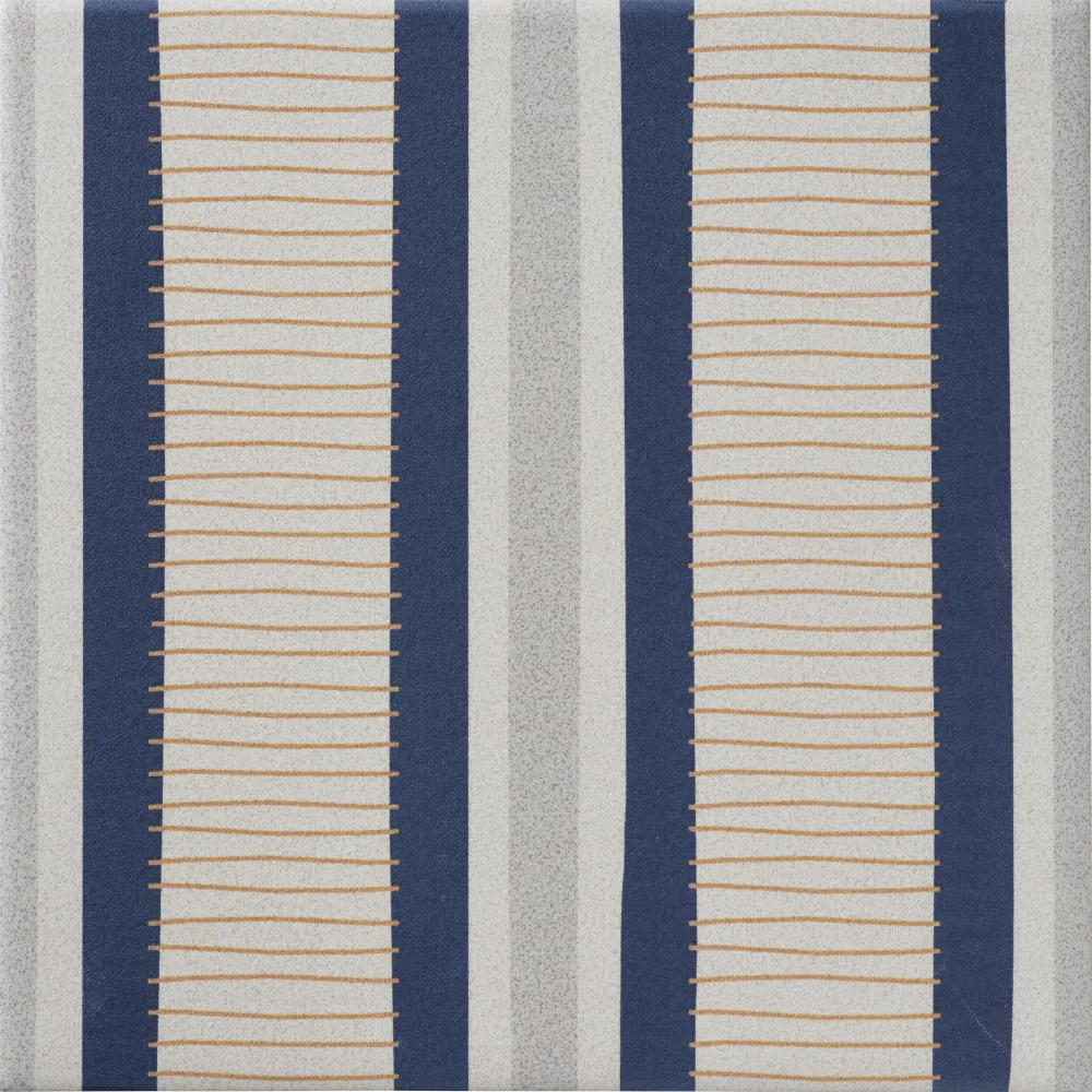 Klinker Bricmate Stig Lindberg Lattice Blue 15x15
