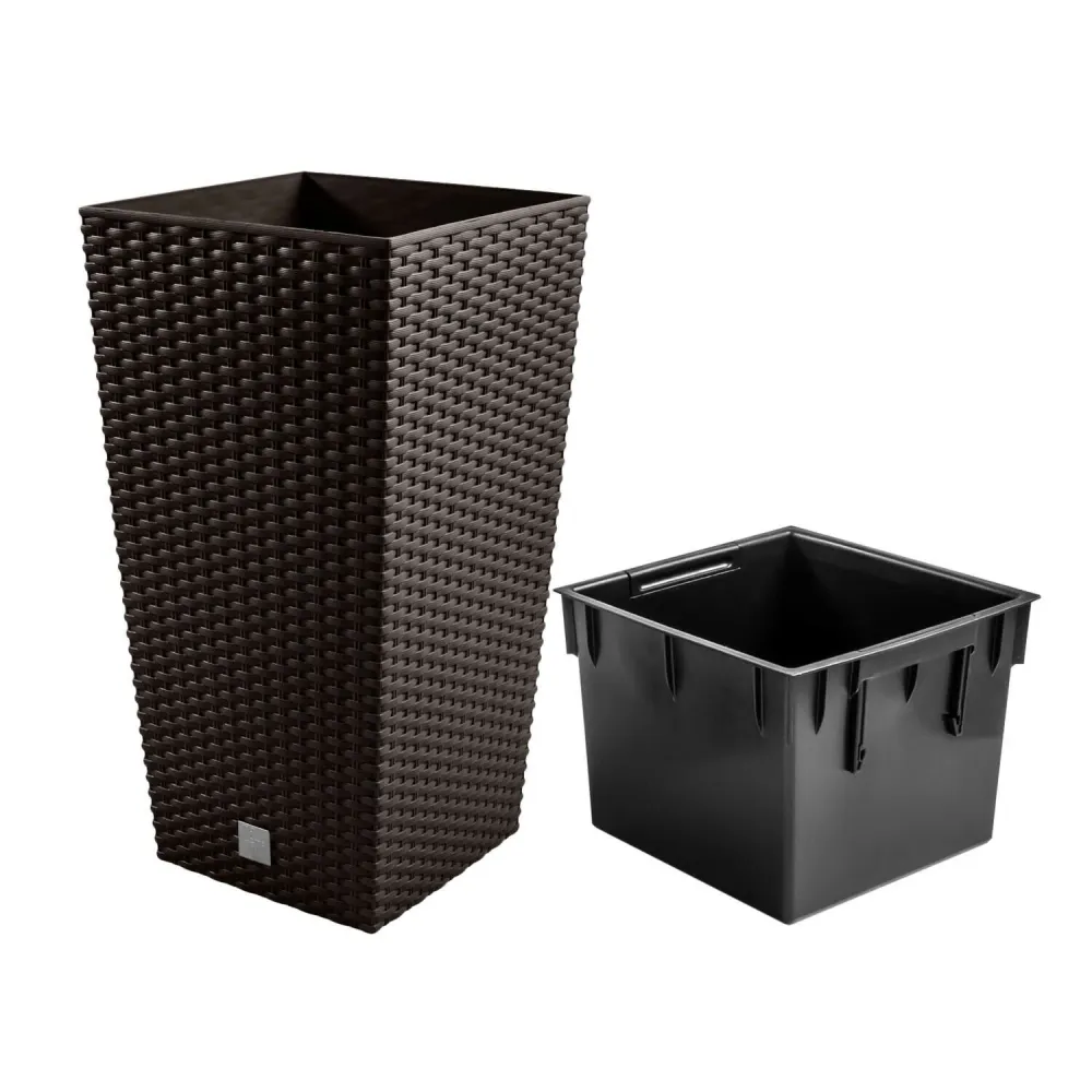 Kruka med Prosperplast Rato Square DRTS265 440U umbra