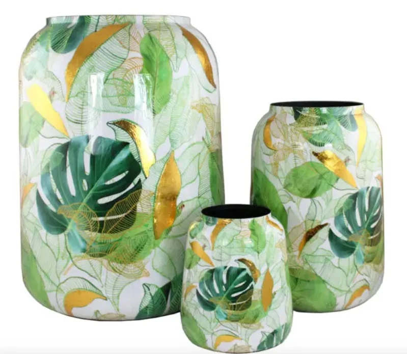 Kruka av zink Monstera rymlig
