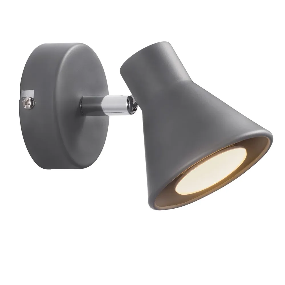 Lasernivå Eik Vägglampa Grå