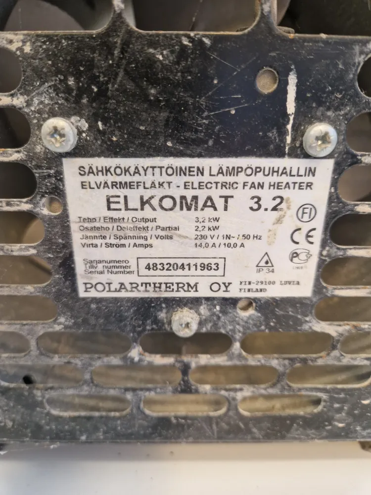 Lasernivå ELKOMAT värmefläkt