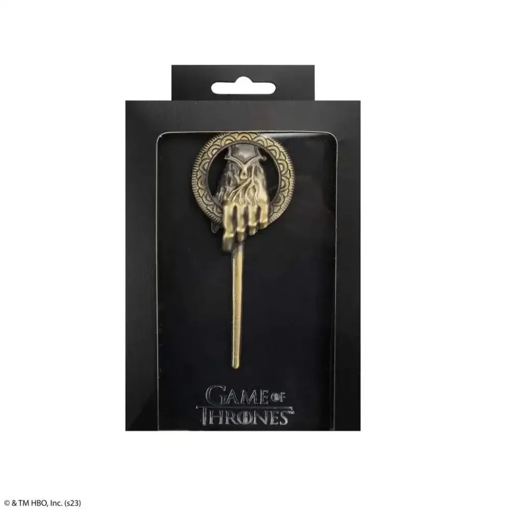 Lasernivå Game Thrones Hand King Brosch