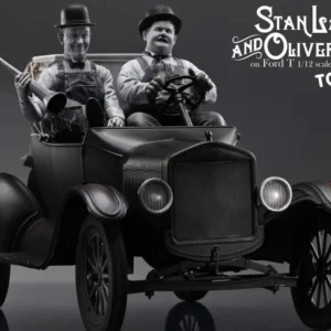 Laurel & Hardy Towed Hole Ford T 1/12 Skala