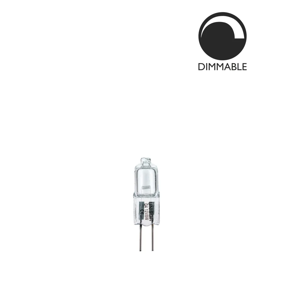 Ljuskälla G4 Halogen Tydlig 5W 2-Pack