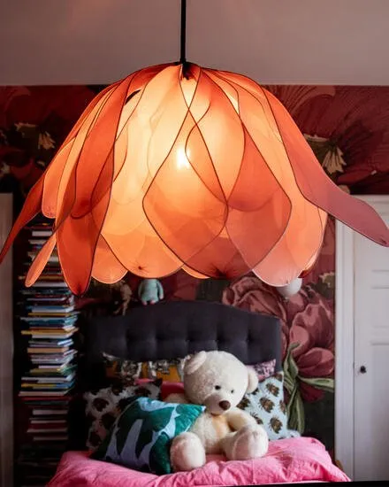 Lou Lou taklampa Ø80 cm salmon