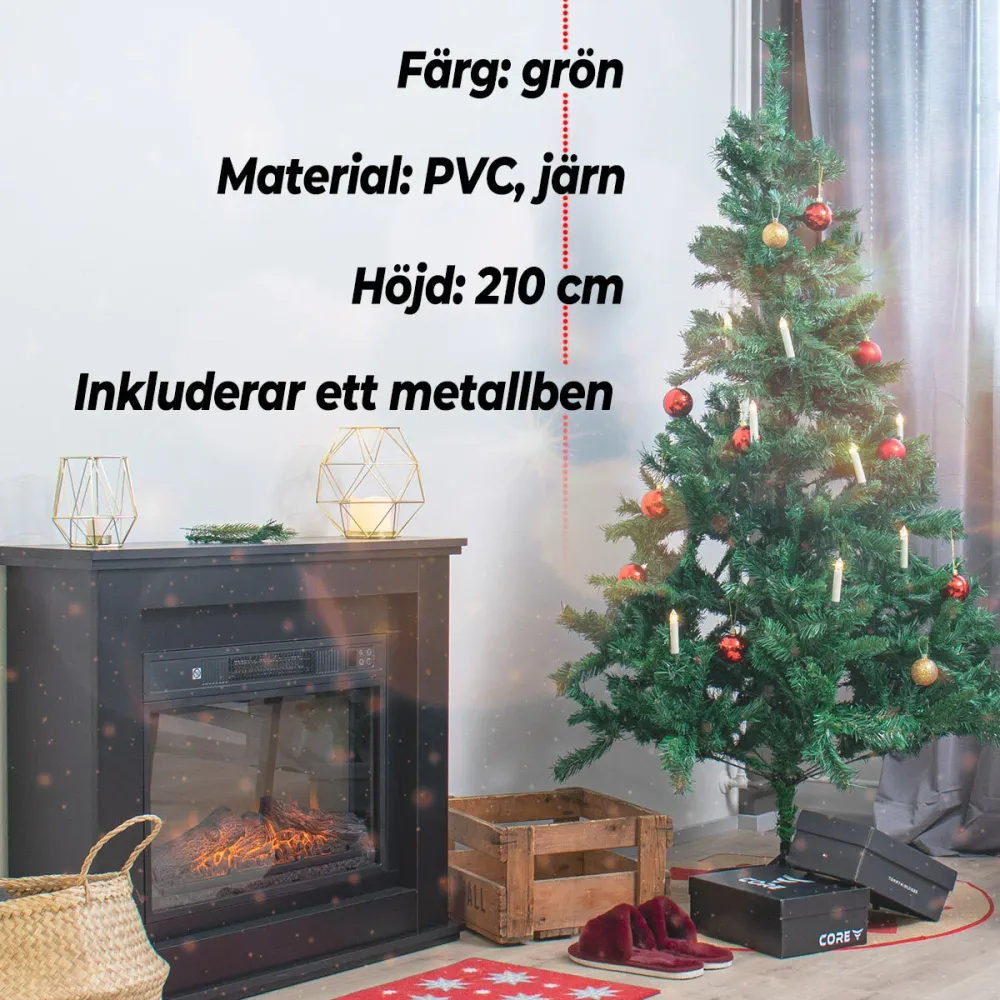 Lykke Julgran Äkta 210cm