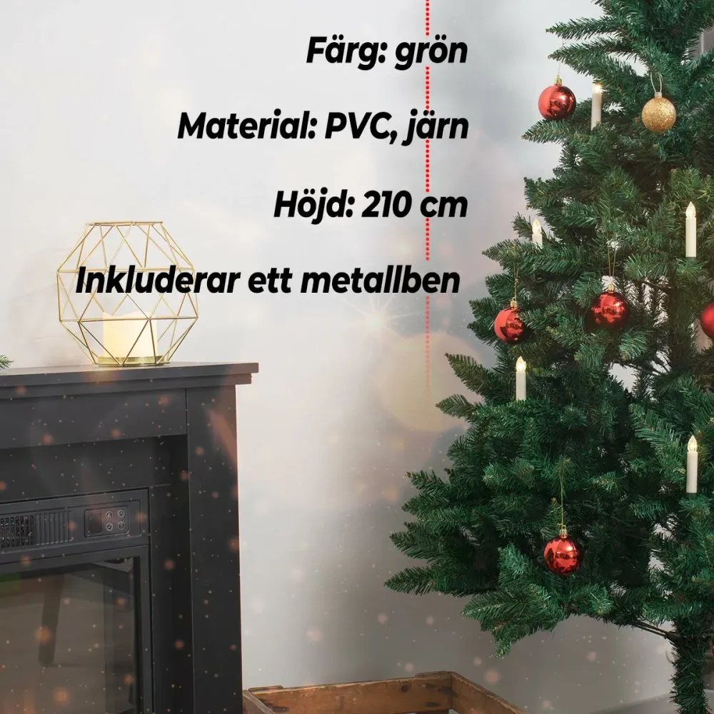 Lykke Julgran Toppklass 210cm