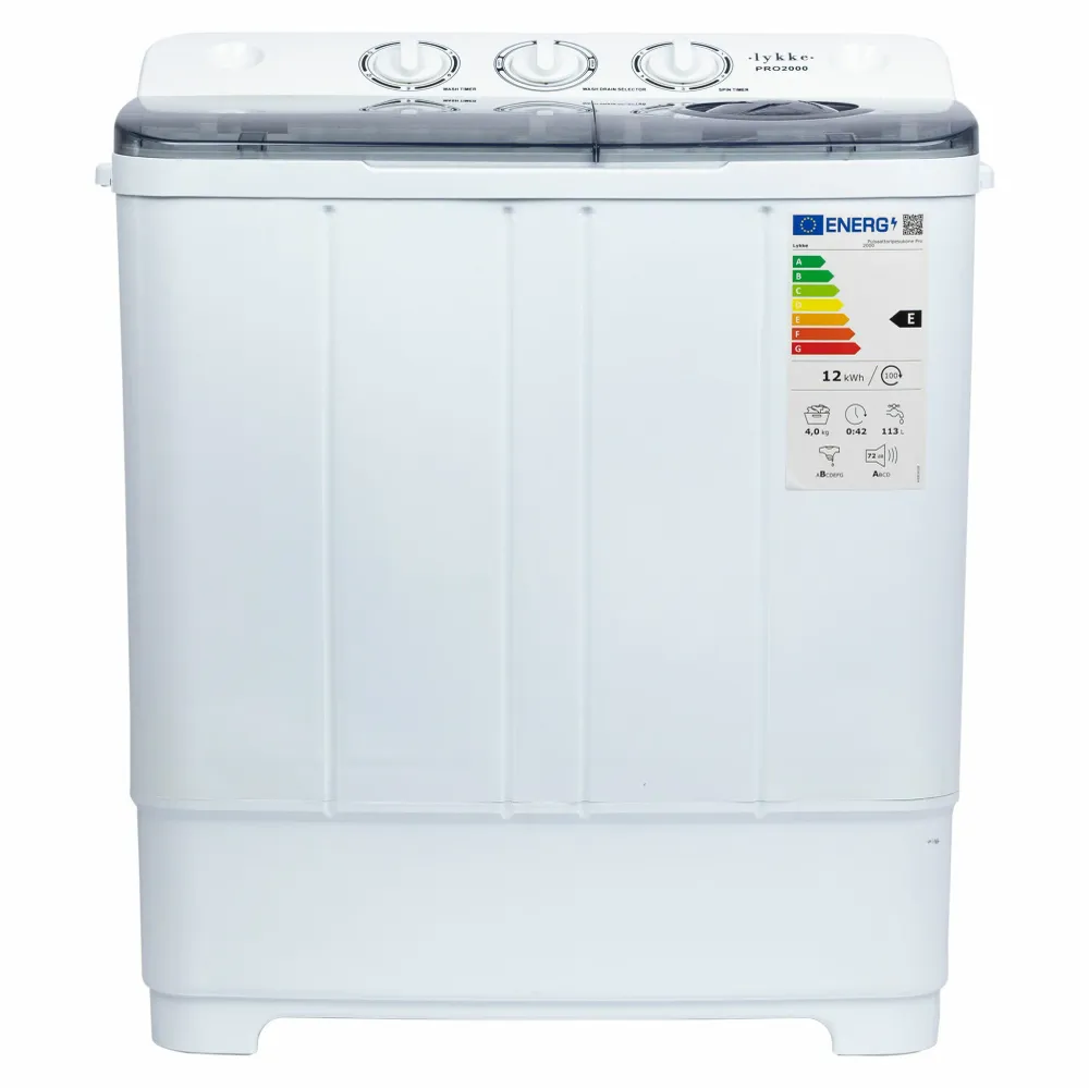 Lykke Kompakt Tvättmaskin Pro 2000