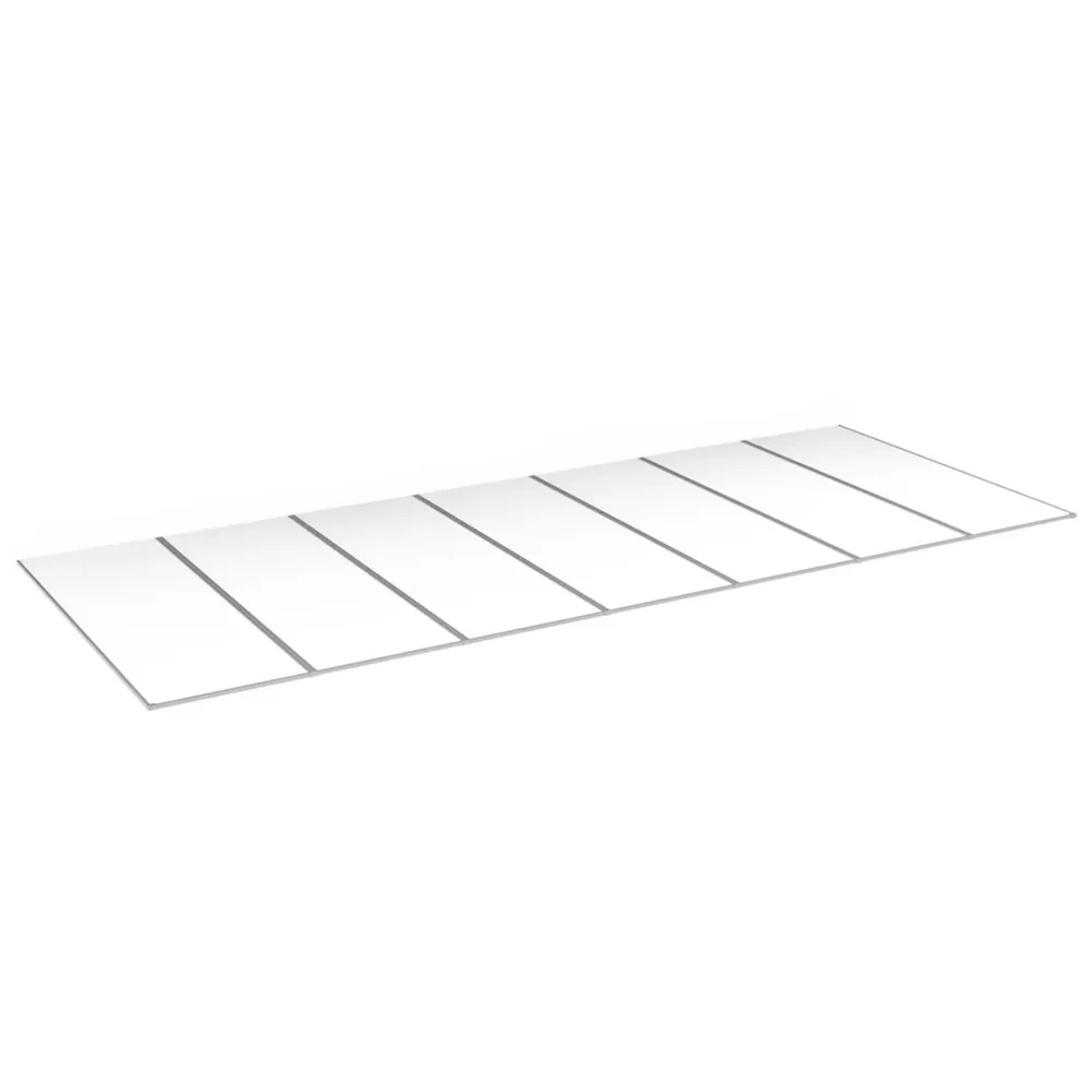 Magnetisk Kanalplasttak Aluwhite Taksats 10 mm