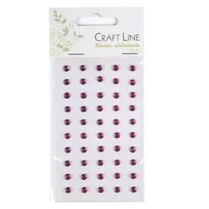 Magnetisk Strass 5Mm 50St Lila