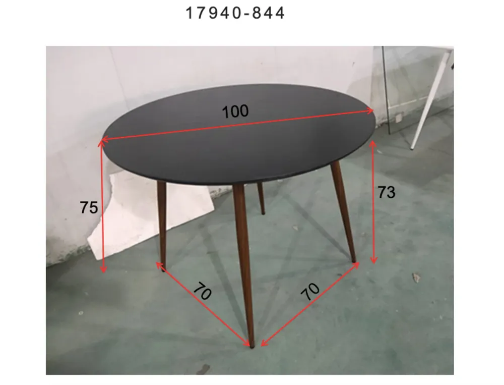 Matbord Venture Home Plaza Runt 100 cm