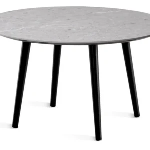 Miles Soffbord Ø 80 cm Runt Sandstenslaminat, Fyra träben