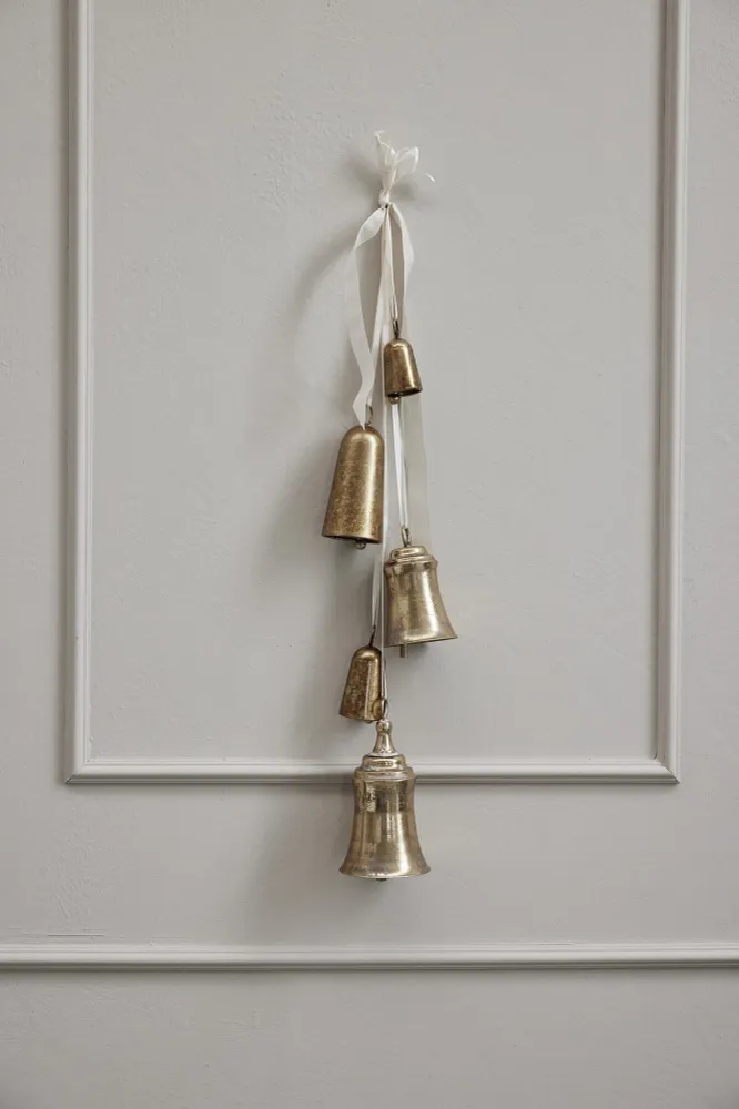 Missia ornament H12,5 cm. ljust guld