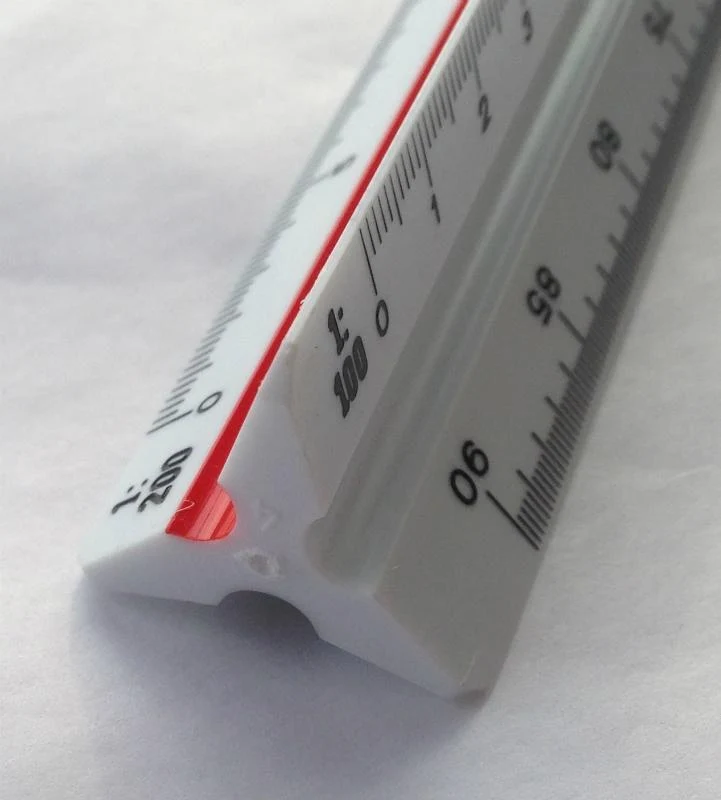 Multi-Purpose Skalstock M+R 1:100, 1:200, 1:250, 1:300, 1:400, 1:500 30cm