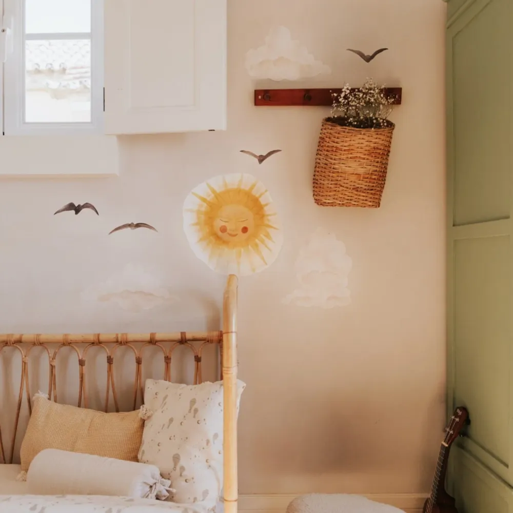 Multi-Purpose That's Mine Yellow Wallsticker Sun