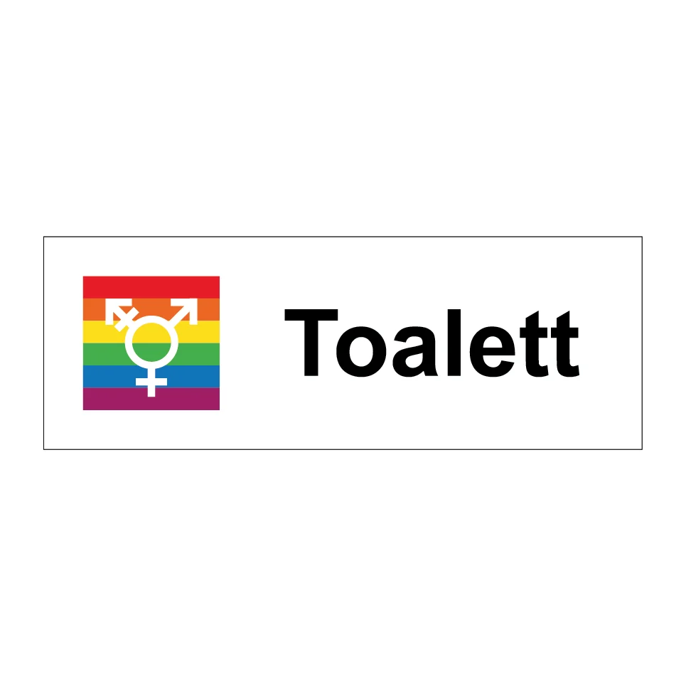 Multi-Purpose Toalett hbtq 225x80mm