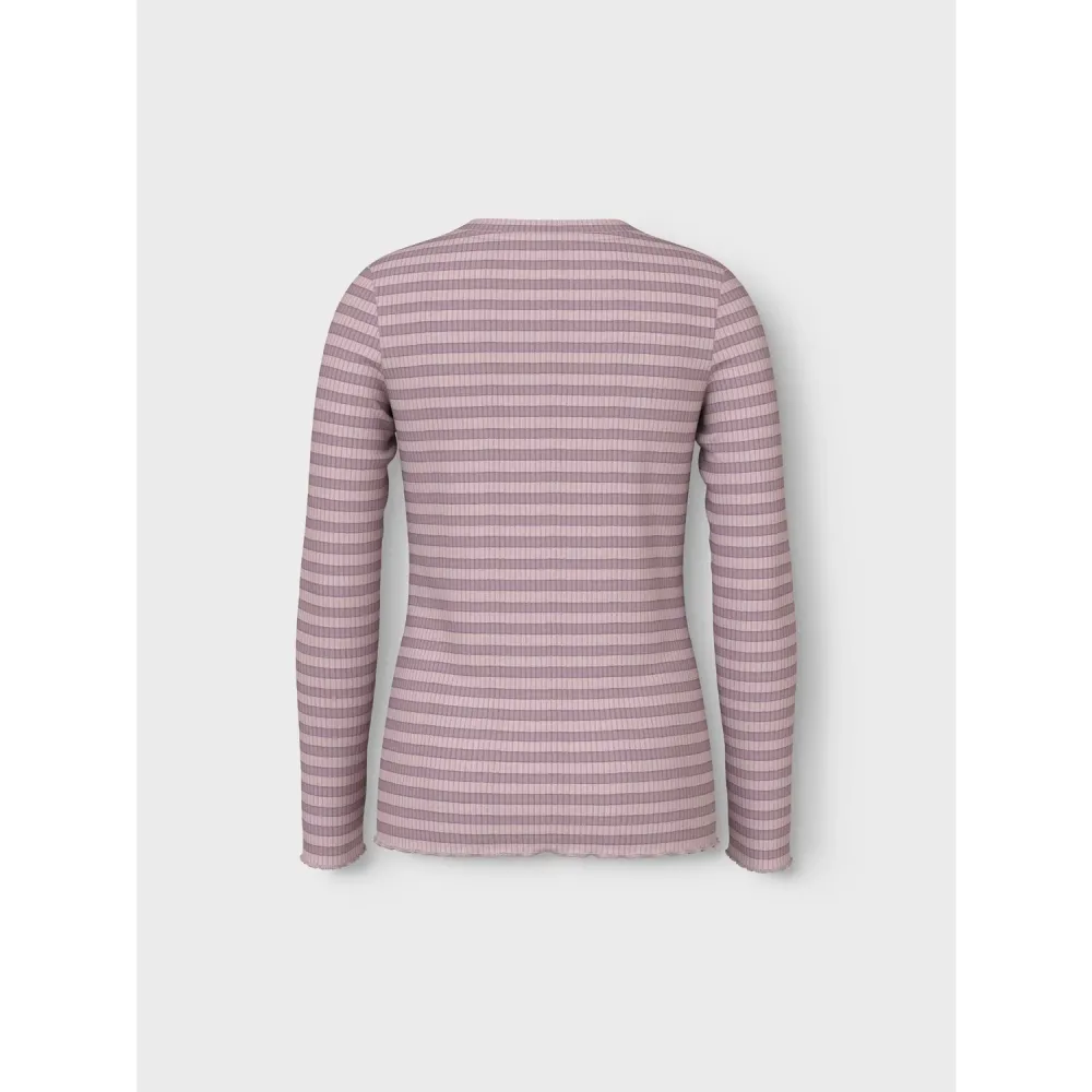 Name It Toadstool Burnished Lilac Nkfvemma Ls Lean Topp 116