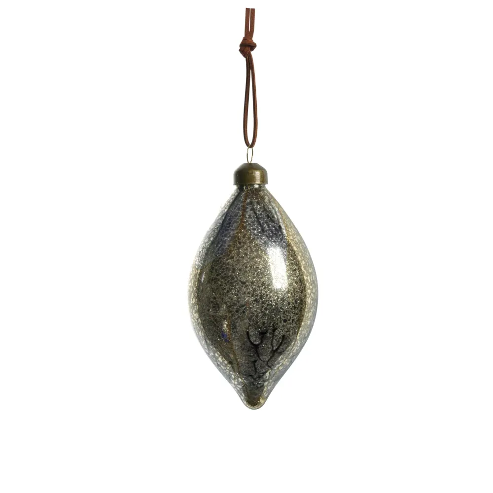 Nosille decoration H12 cm. metallgrå Industrial Design