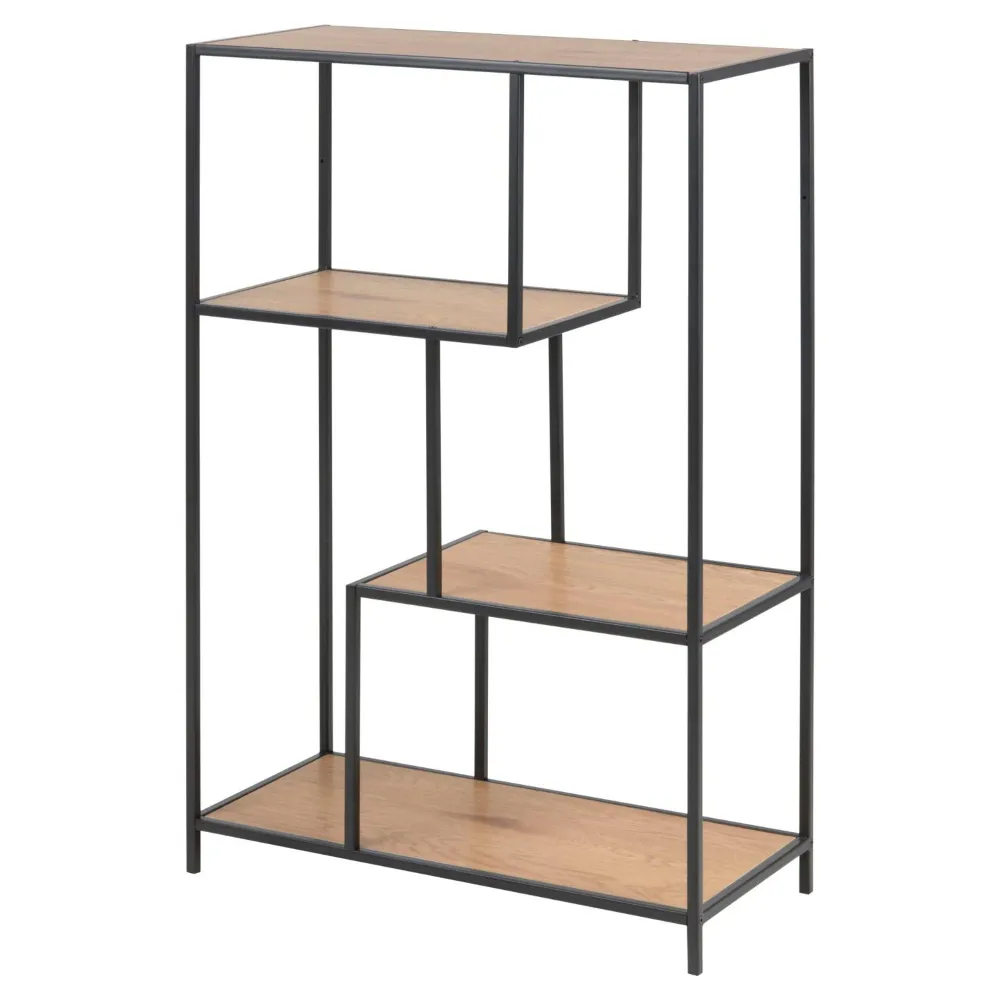 Notting Hill Bokhylla Asymmetrisk 114x77x35 cm Ek