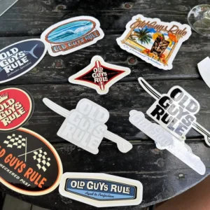 Old Guys Rule Sticker Pack! Perfect 10!