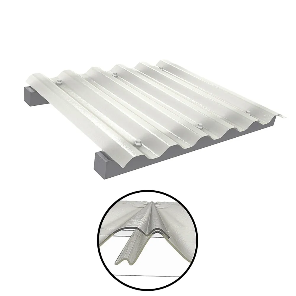 Plasttak Aluwhite Taksats Glasfiberarmerat