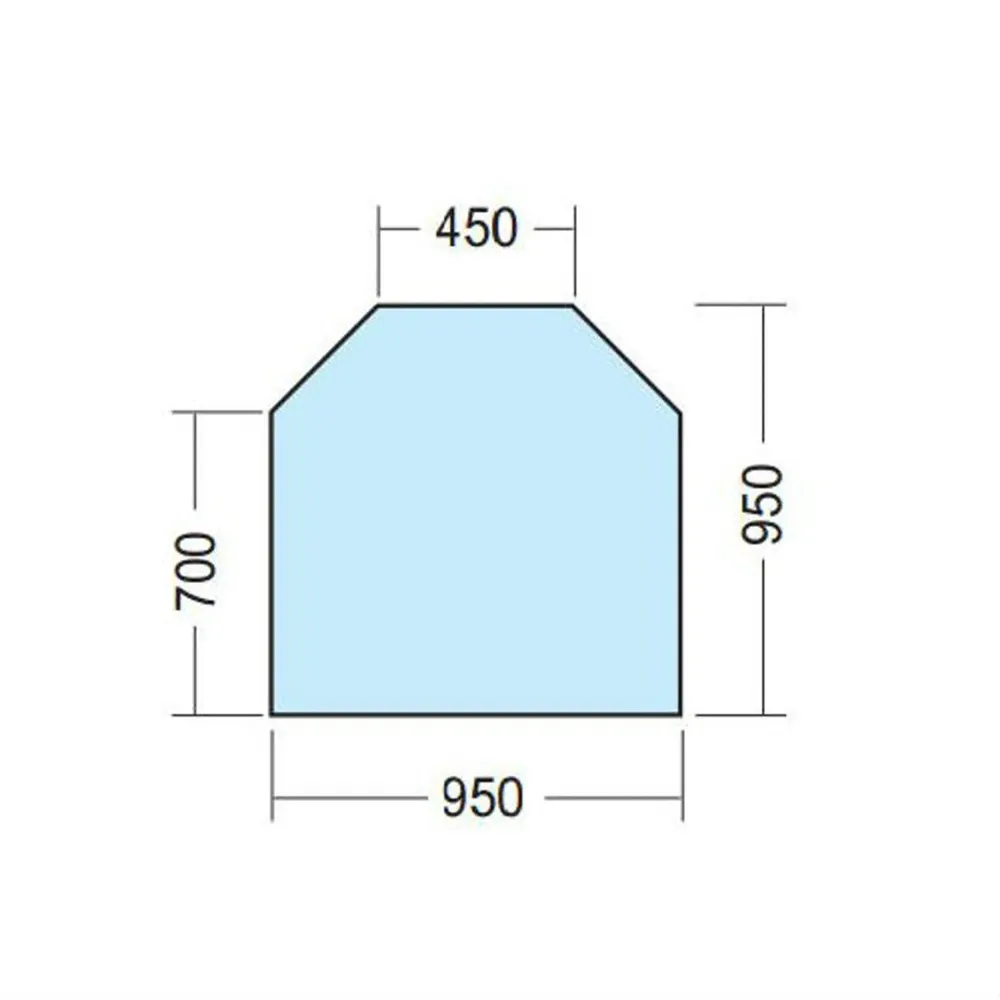Plåtskiva Kaminex 2 mm