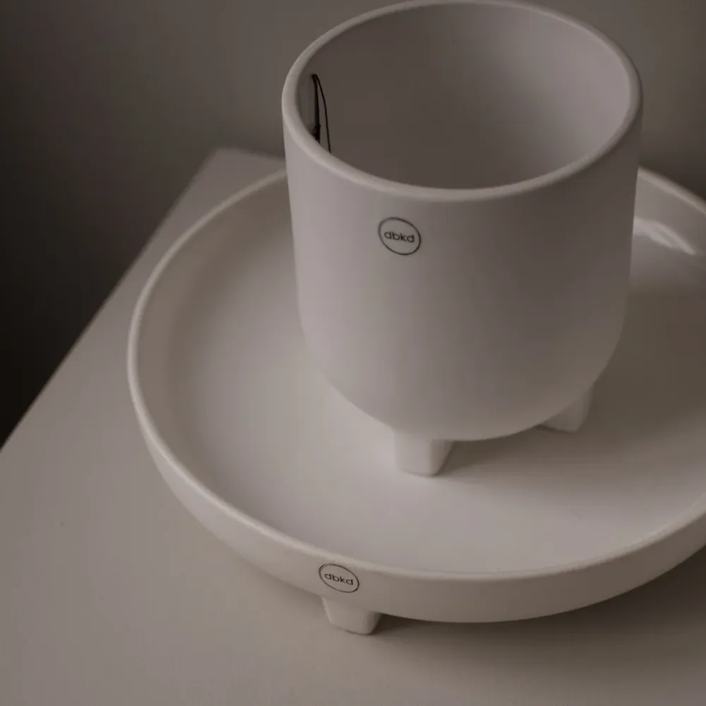 PLUS Kruka Slim Ø14, Vit Kit Accessories