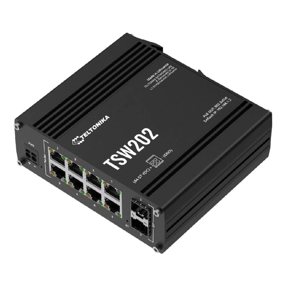 PoE+ Switch 8 portar managed | Lifetime Warranty