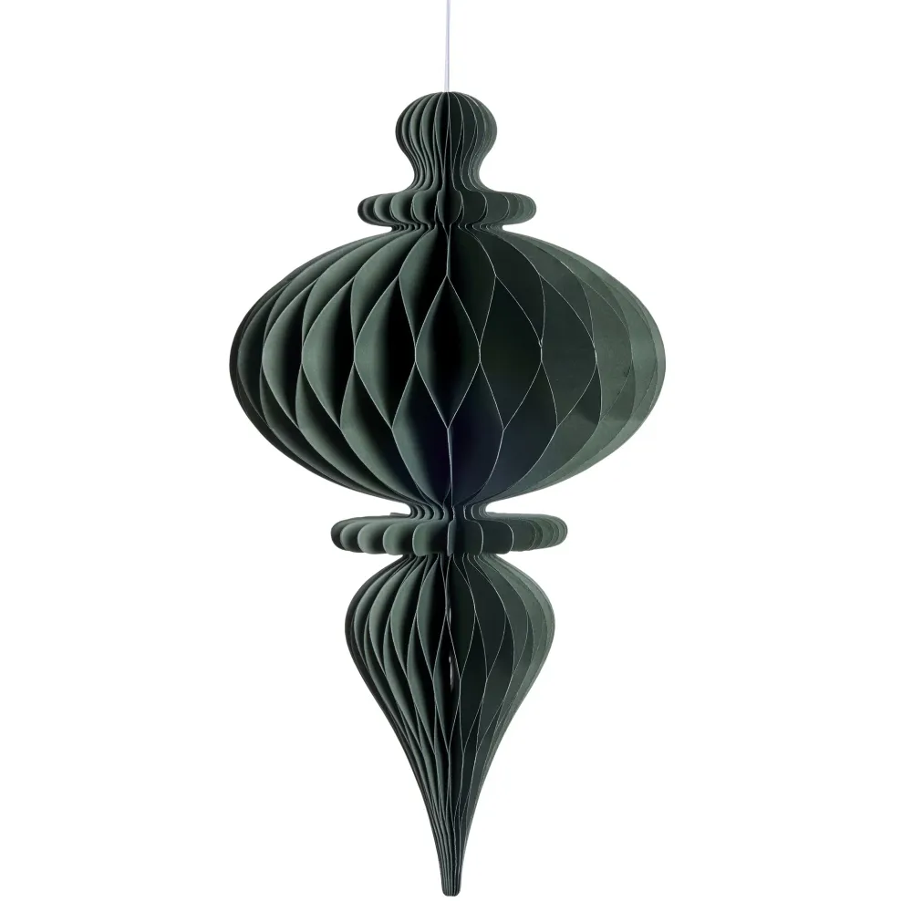 Poelle ornament H40 cm. grön Vibration Reduction