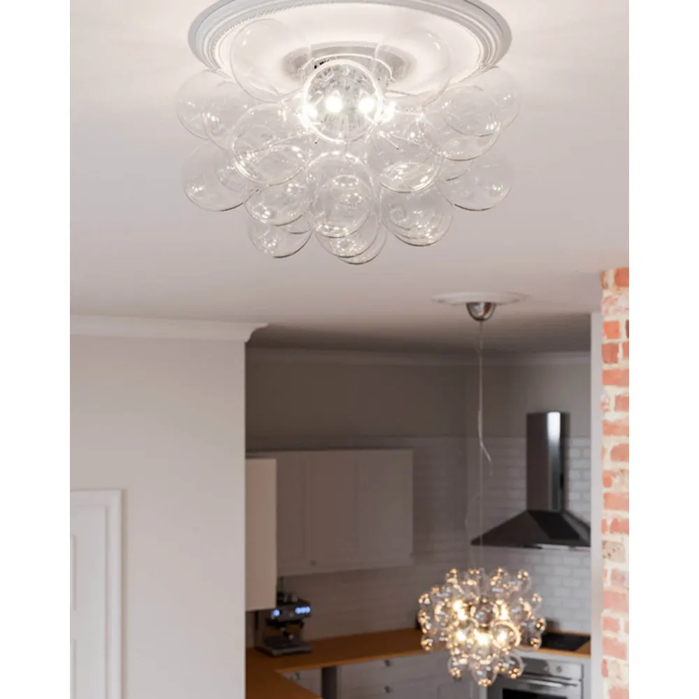 Hög Precision Gross Plafond 50 cm Klarglas