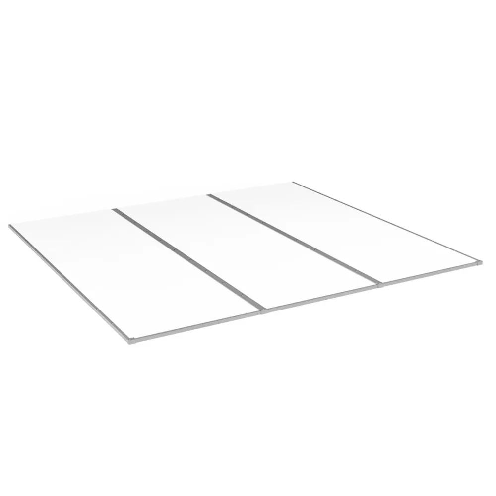 Hög Precision Kanalplasttak Aluwhite Taksats 10 mm