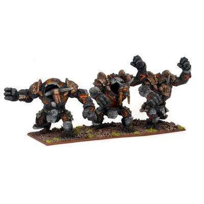 Hög Precision Kings War - Abyssal Dwarf: Lesser Obsidian Golems