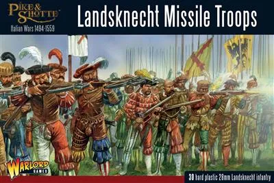 Precision Pike & Shotte - Landsknecht Missile Troops - EN